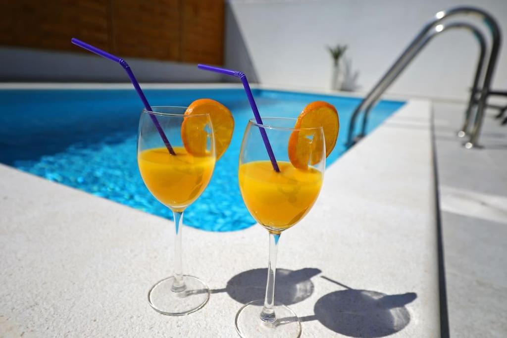 Luxury Apartment Petra With Private Pool Zára Kültér fotó