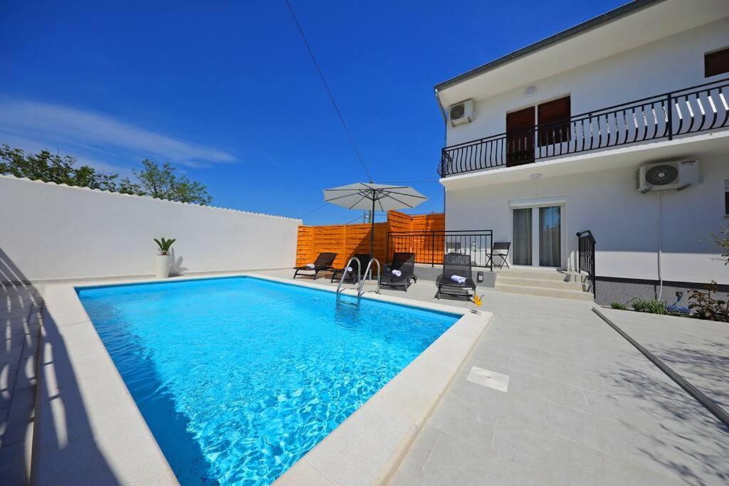 Luxury Apartment Petra With Private Pool Zára Kültér fotó