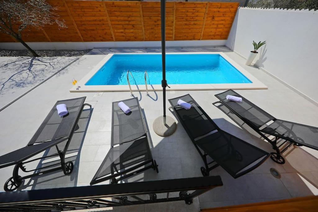 Luxury Apartment Petra With Private Pool Zára Kültér fotó