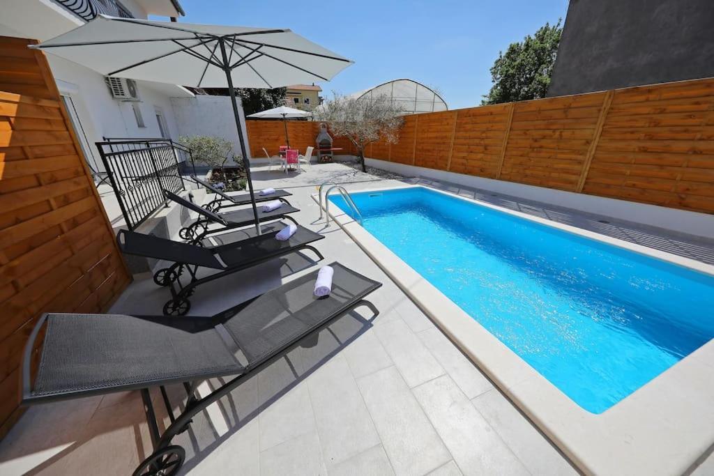 Luxury Apartment Petra With Private Pool Zára Kültér fotó